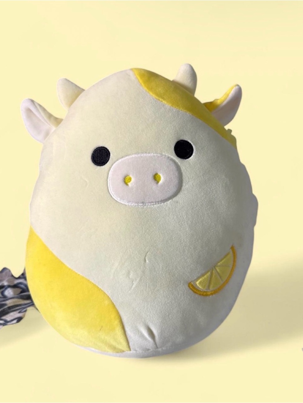 Squishmallow Yellow & Cream “Dagmar the Lemon Cow”